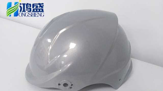 银白色免喷涂塑料在安全头盔上的应用